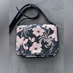 NEW Kate Spade Crossbody Bag Purse Laurel Way Gardenia Black Flora